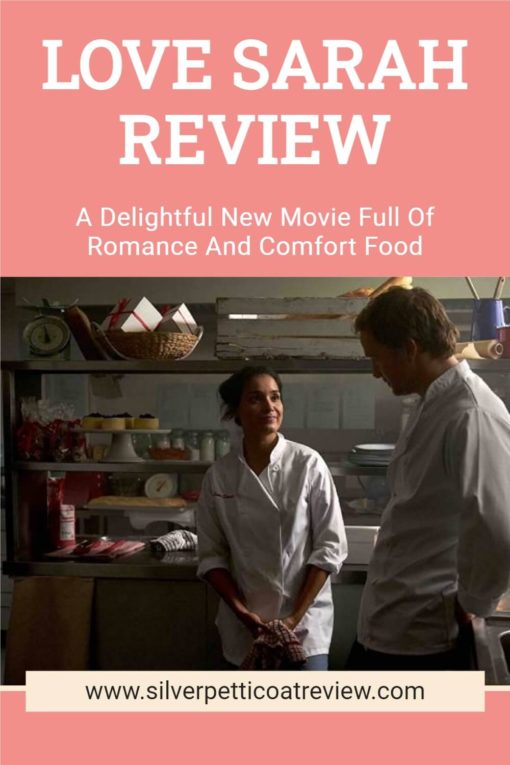 Love Sarah Review Pinterest image with Shelley Conn and Rupert Penry-Jones